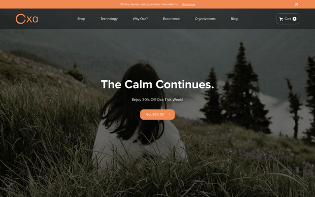oxa - shopify e-commerce website development by r17