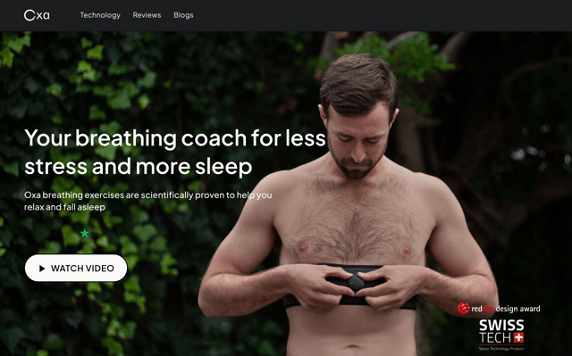 oxa - website by r17 ventures